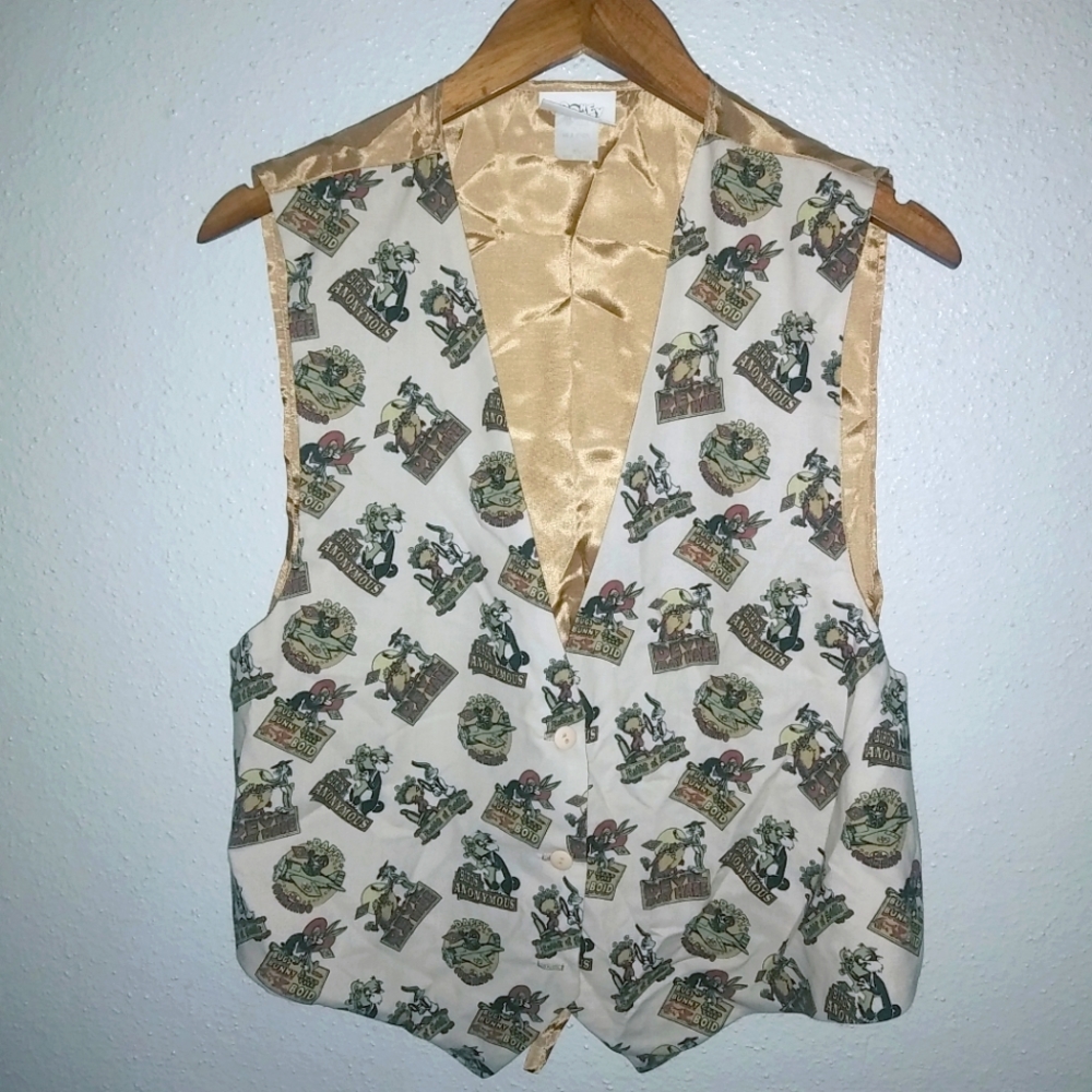 Looney Tunes M/L Mens Golden Fun Vest